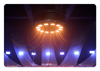 godox led lights arranged around a set