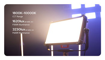 godox led light with specs to the side