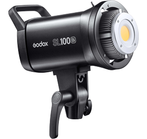 Angled view of Godox SL100Bi LED Light