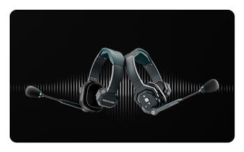Hollyland Solidcom SE Pro headsets back to back
