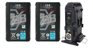 IDX DUO-C98P + VL-2X Charger Bundle