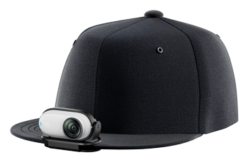 Insta360 Go 3S mounted to a cap