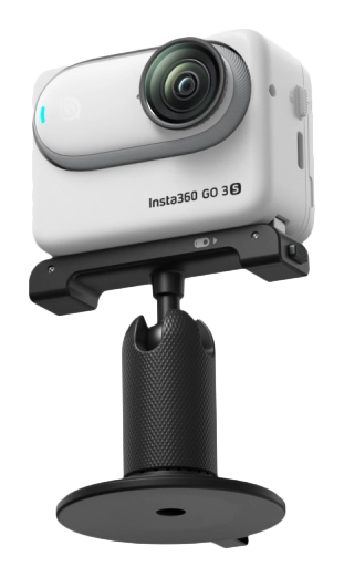 Insta360 Go 3S on quick release mount