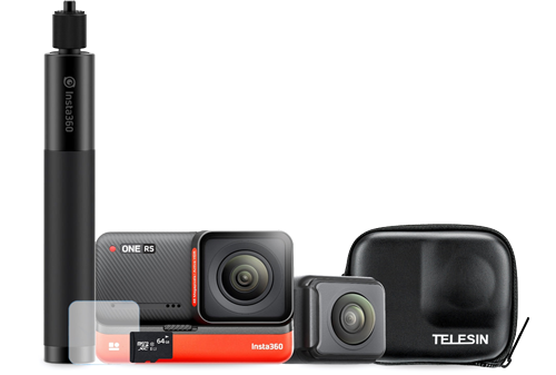 Insta360 ONE ONE RS Twin 360 Edition Action Camera Starter Kit