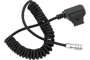 Kondor Blue 16-50inch coiled D-Tap to BMPC Power Cable