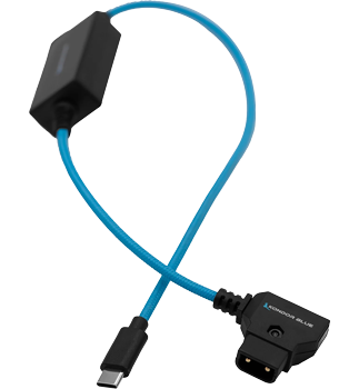 Kondor Blue 16in D-Tap to USB-C PowerDelivery Cable for mirrorless cameras & Laptops