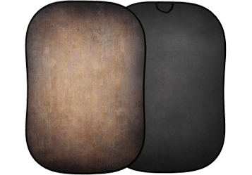 Lastolite Vintage 1.5 x 2.1m Walnut/Pewter Collapsible Background