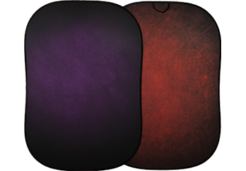 Lastolite Vintage 1.5 x 2.1m Aubergine/Crimson Collapsible Background