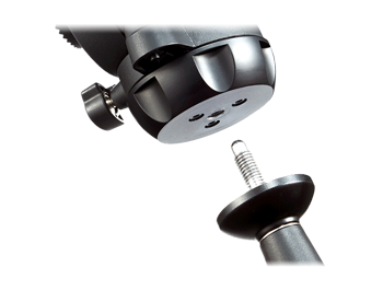 Libec Dual-Head Base with 75mm bowl adapter