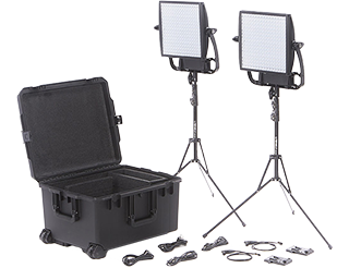 Litepanels Astra 3X Bi-Colour LED Panel Traveler Duo V-Mount Kit