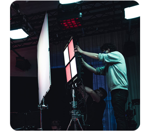 Litepanels Gemini 1x1 Hard RGBWW LED Light Panel Standard Yoke