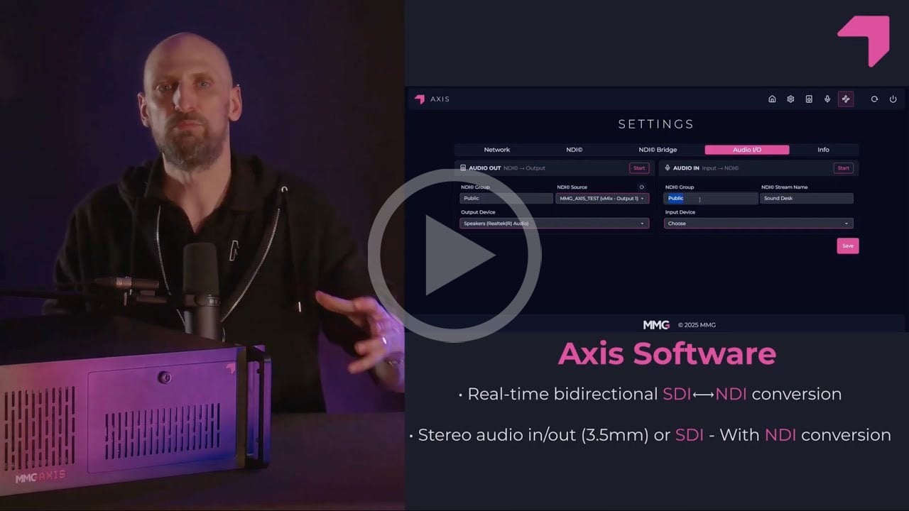 YouTube Video link to MMG Axis - The Product - What Is It & What Does It Do? product video