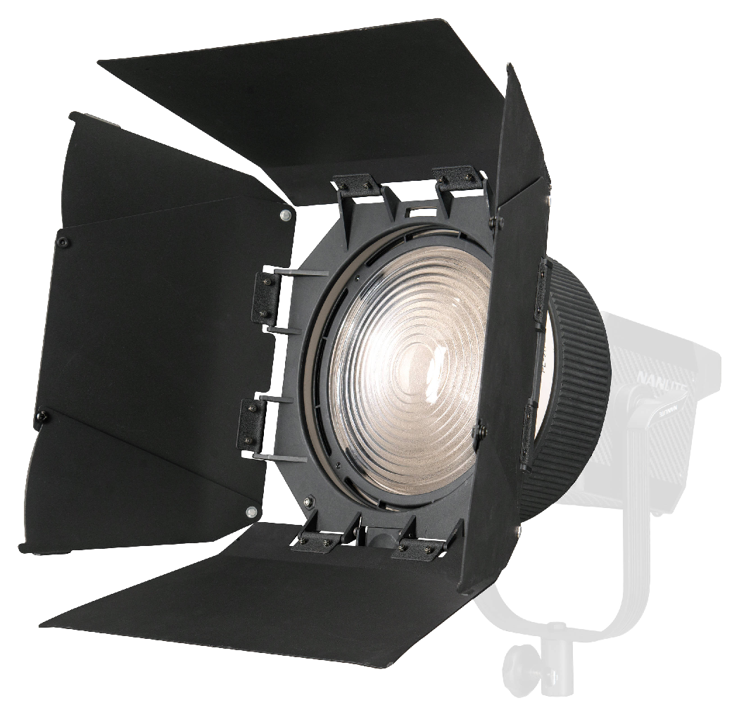Nanlite Fresnel Lens With Barndoors