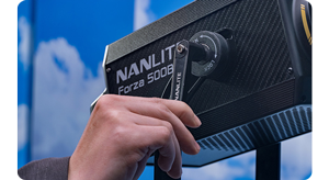 Nanlite Forza Series II with stepless locking yoke