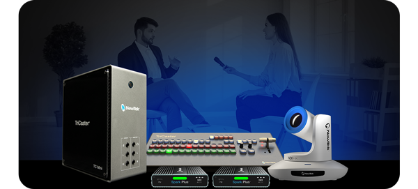 NewTek vizrt TriCaster Mini X HDMI Bundle