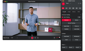 OBSBOT Center App remote application camera control