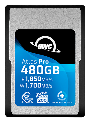 OWC Atlas Pro CFexpress 4.0 Type A Memory Card 480GB