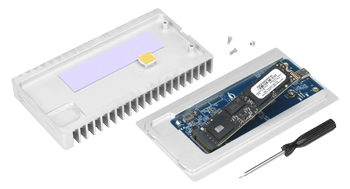 OWC Express 1M2 case separated replacing SSD drive