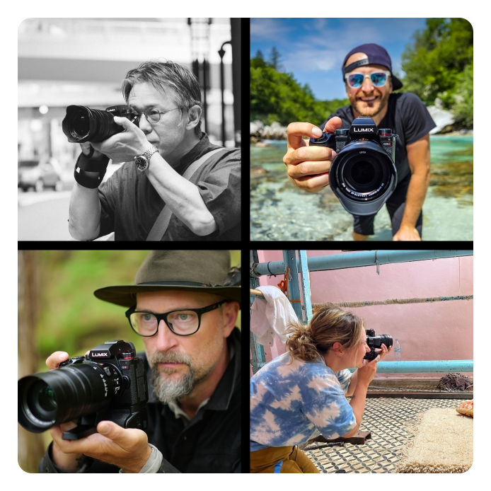 various photographers using the G9II, Panasonic Lumix G9 II
