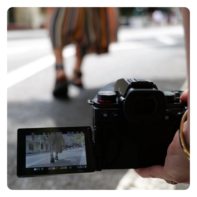 example of someone using the video features of the G9 II, Panasonic Lumix G9 II
