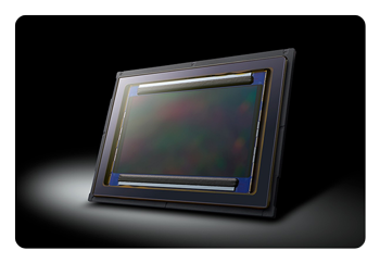 close up of the Panasonic LUMIX S1II sensor