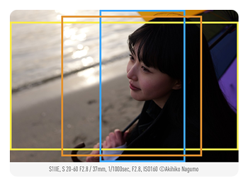 sample image showing the different aspect ratios for the Panasonic LUMIX S1IIE