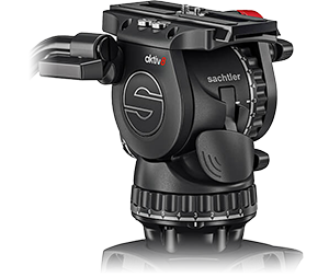 Sachtler system aktiv8 flowtech75 GS, aktiv tripod, ground spreader, carry handle and bag