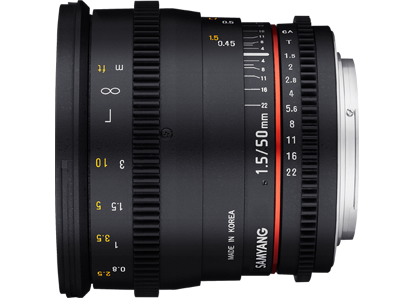 Samyang 50mm T1.5 VDSLR AS UMC Lens
