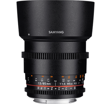 Samyang 85mm T1.5 VDSLR AS IF UMC II for Canon