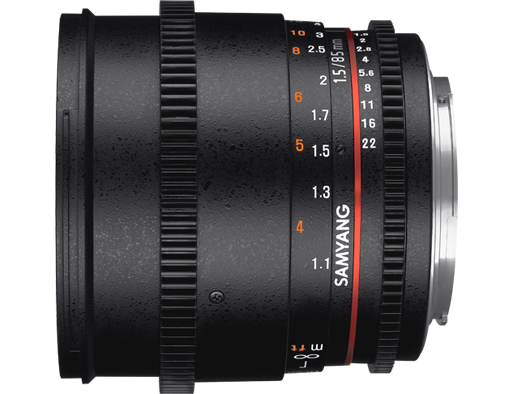 Samyang 85mm T1.5 VDSLR AS IF UMC II for Canon