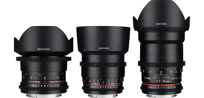 Samyang VDSLR Lens Kit for Canon