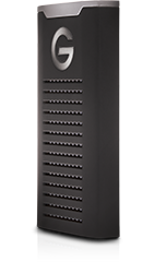 angled view of the g drive ssd