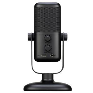 Rear of SR-MV2000 with audio control dials usb-c an 3.5mm output
