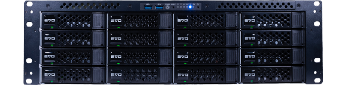 SNS EVO 16 Bay Base 192TB Rackmount NAS Server