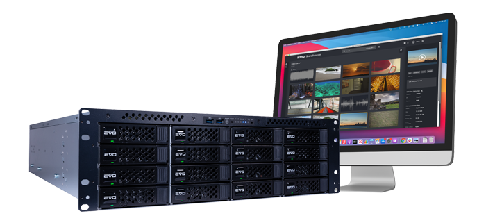SNS EVO 16 Bay Base 192TB Rackmount NAS Server