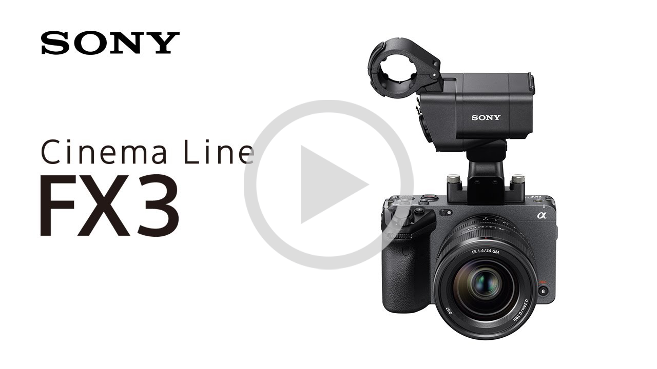 Sony FX3 Cinema Line Mirrorless Camera DSLM
