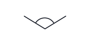 Graphical icon for wide angle