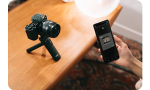 Sony ZV-e10 remote smartphone control