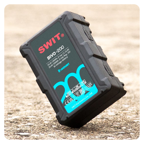 SWIT BIVO-200 Bi-voltage B-mount Battery Pack