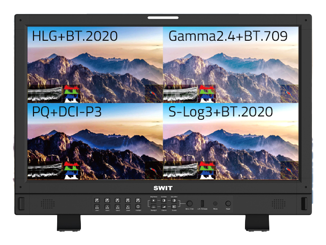 SWIT 23.8 BM-U245HDR 4K 12GSDI HDR Studio Monitor