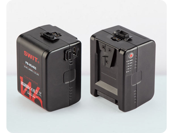 two Swit PB-M146S batteries back to back on a white table