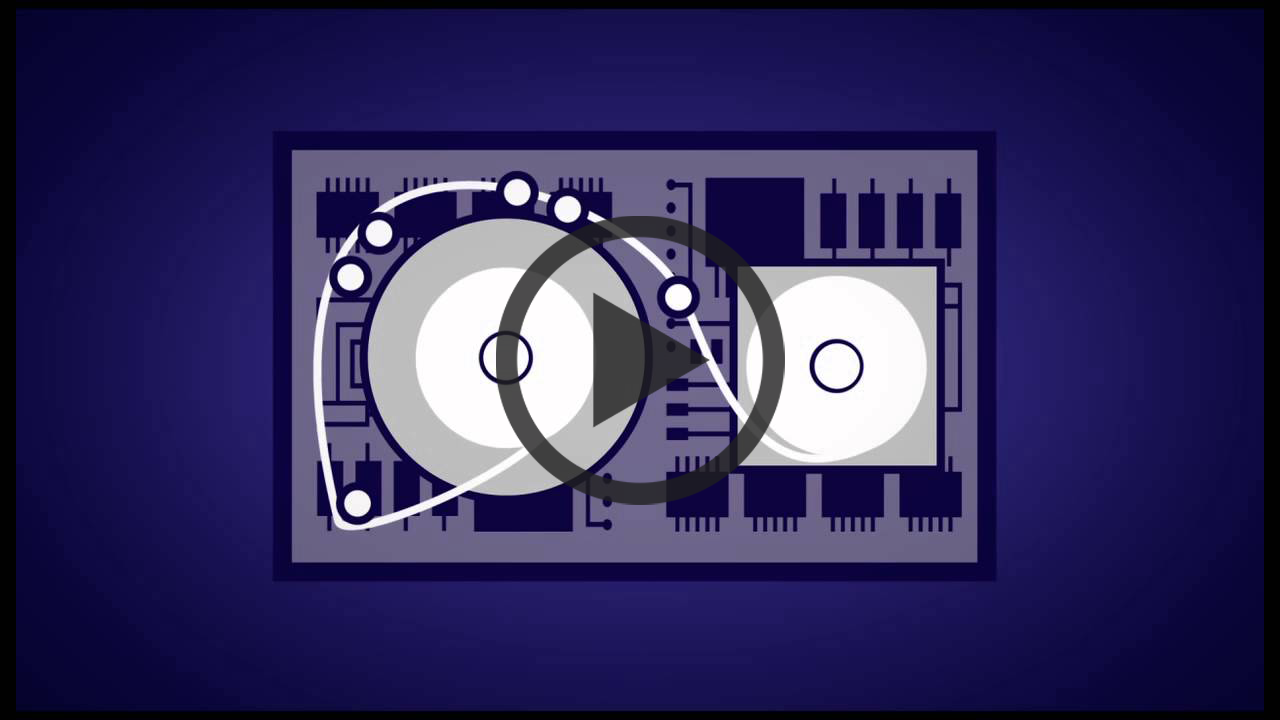 graphic illustration of lto tape system, video thumbnail, learn more about ltfs