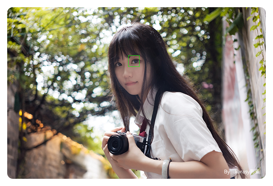 example of the ttartisan af 35mm f1.8 lens eye detection