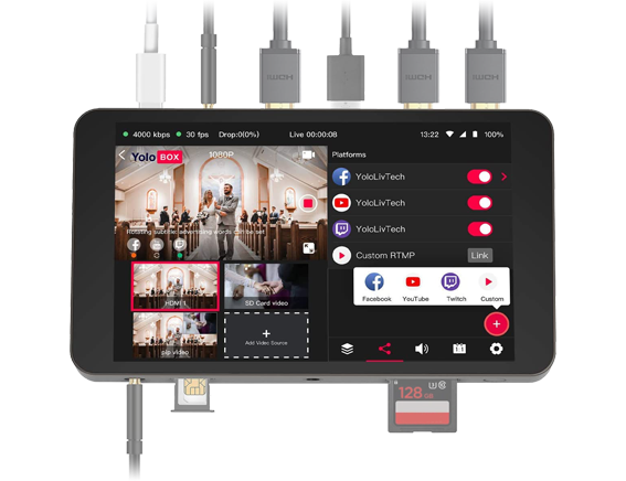 YoloLiv YoloBox Portable Live Stream Studio