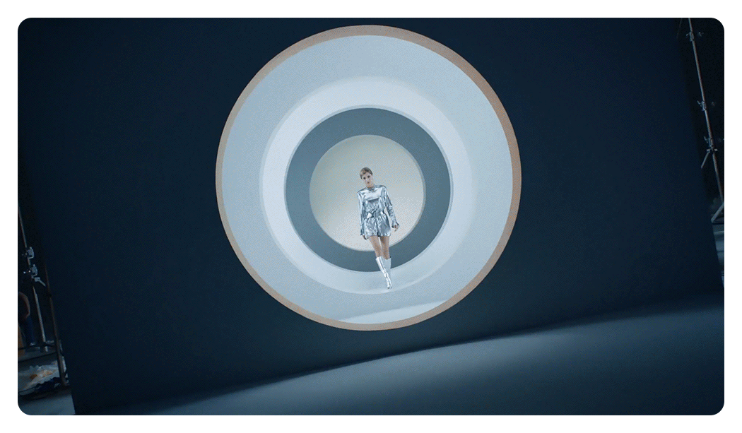 zhiyun b-series cob led being used with runway models on a set