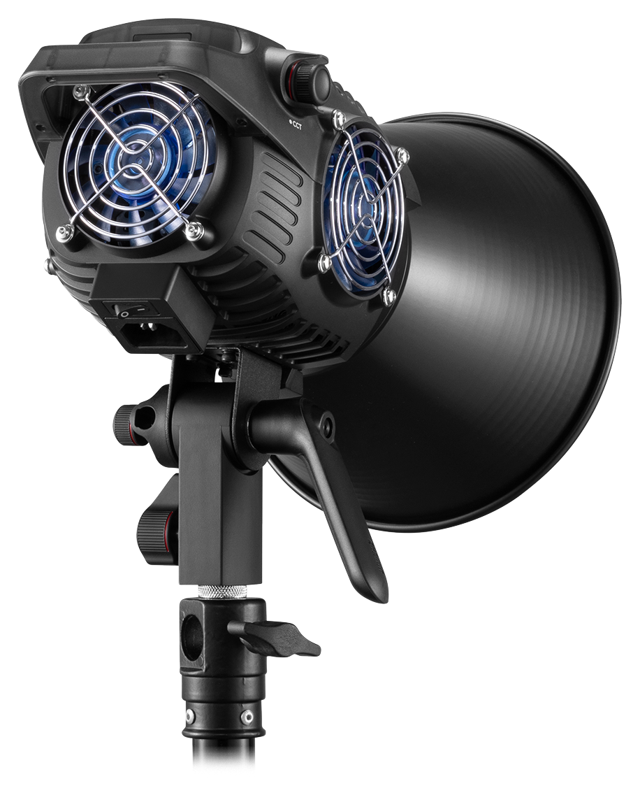 rear view of the zhiyun b-series cob led