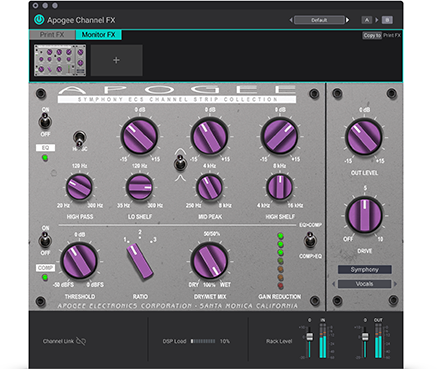 Apogee - Symphony Desktop Interface
