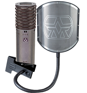 Aston Spirit Condenser Mic and Pop Filter bundle