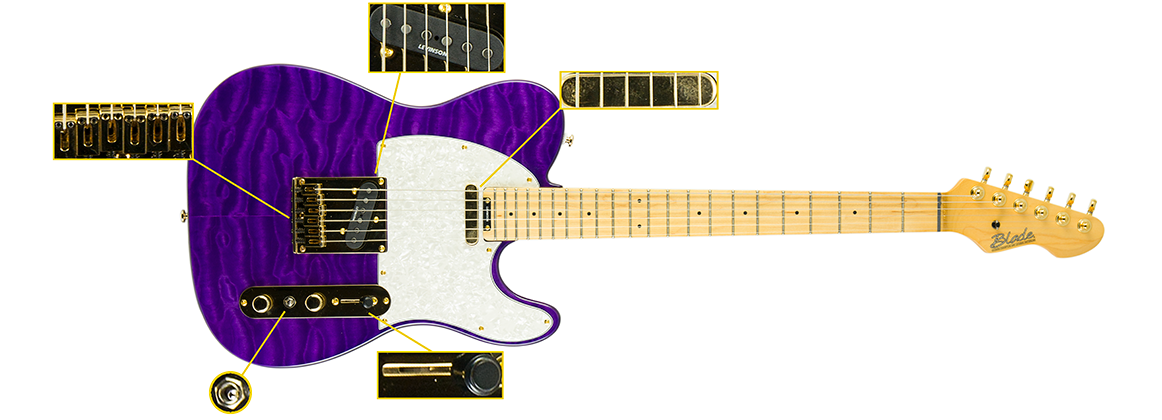 Blade T-4 Custom Maple Fretboard