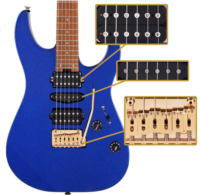Charvel Pro-Mod DK24 HSH 2PT CM Mystic Blue